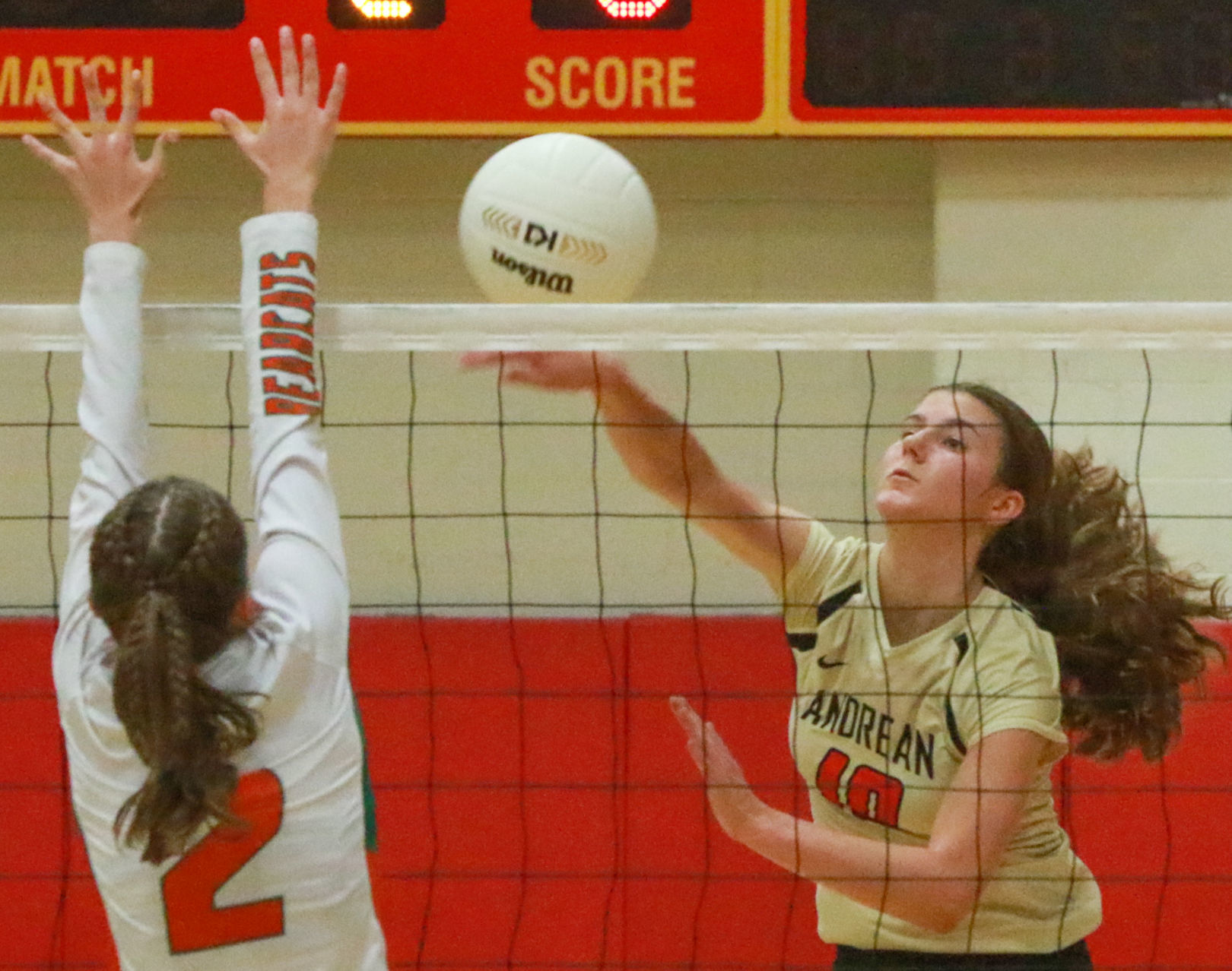 Girls volleyball - Wheeler at Andrean